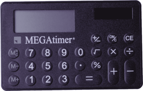 MEGAtimer Cardrechner